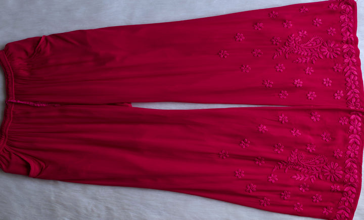 Ayzel Deep Pink Viscose 3 Piece Set