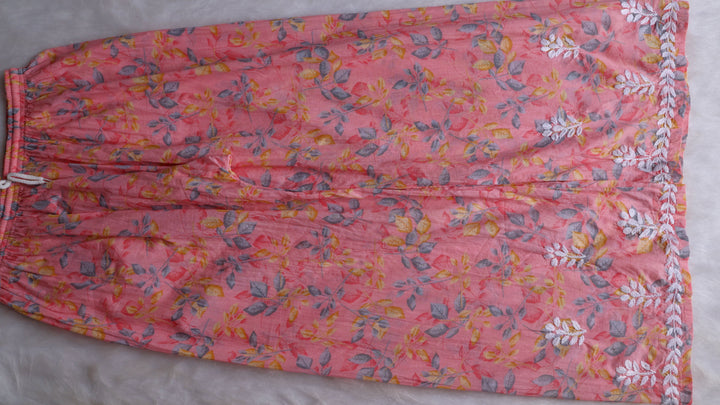 Iris Peach Pure Mulmul set