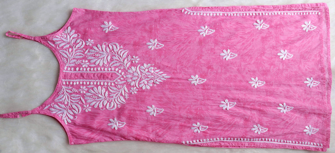 Mirha Mulmul Pink Strappy kurta