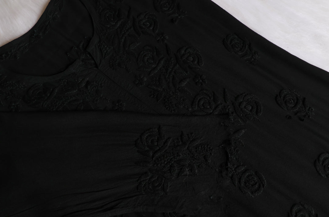 Gul Black Scalloped Rayon set