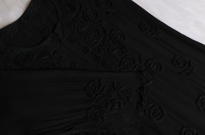 Gul Black Scalloped Rayon set