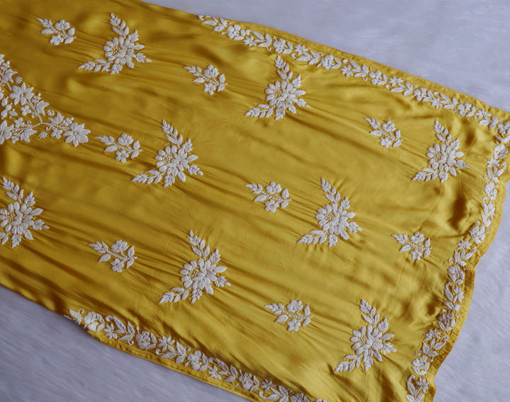 Mahnoor Mustard Modal Silk Kurta Set