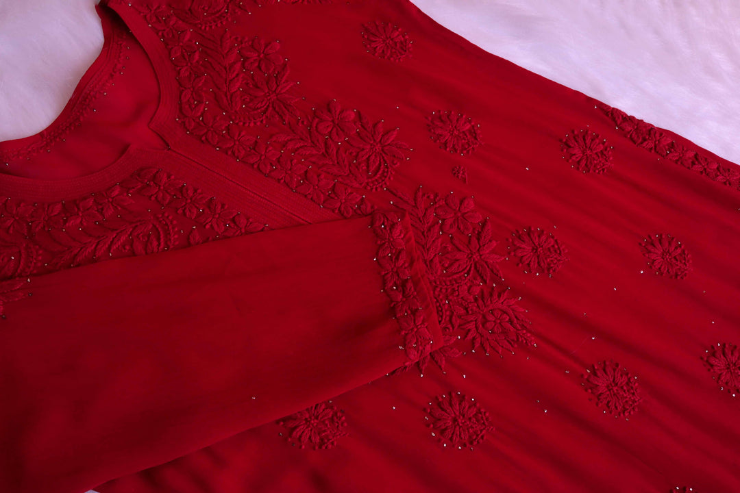 Zimra Premium Maroon Viscose Garara set
