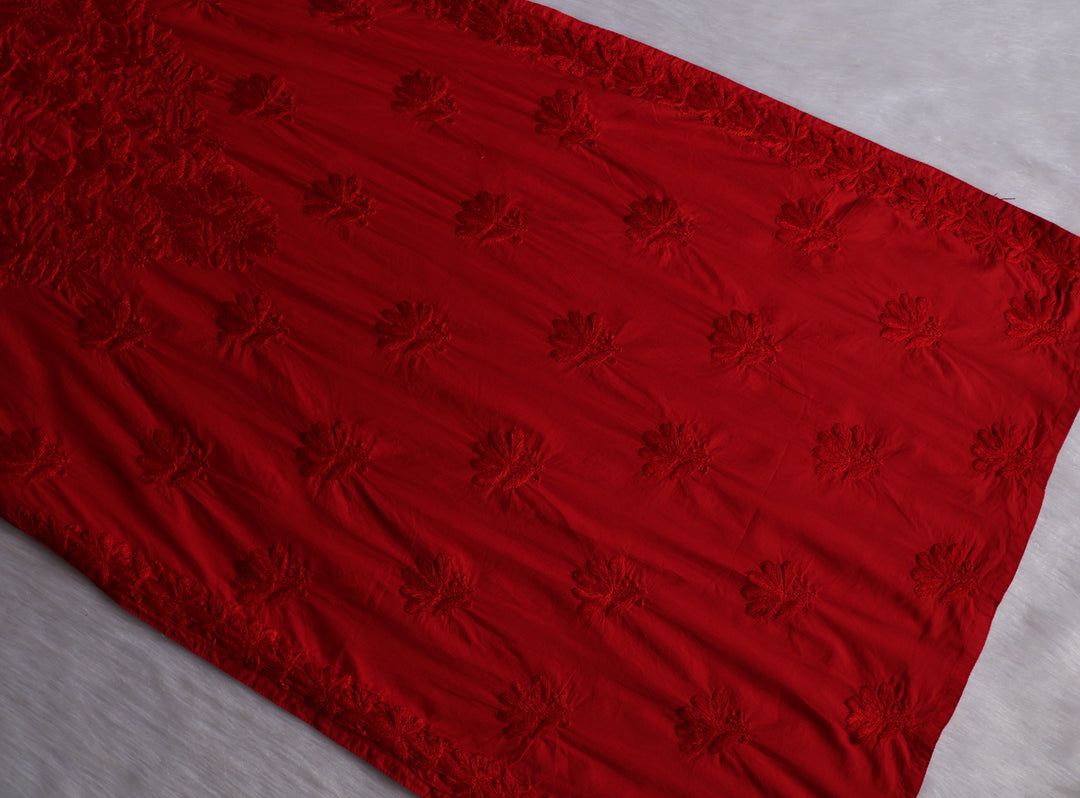 Anah Red Pure Cotton Kurta