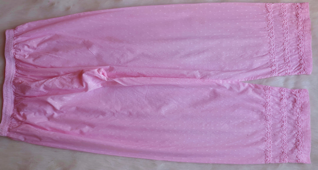 Nazakat Baby Pink Pure Cotton Kurta Set