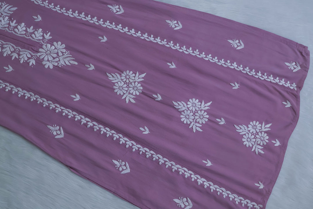 Zainab Lavender Long Rayon kurta