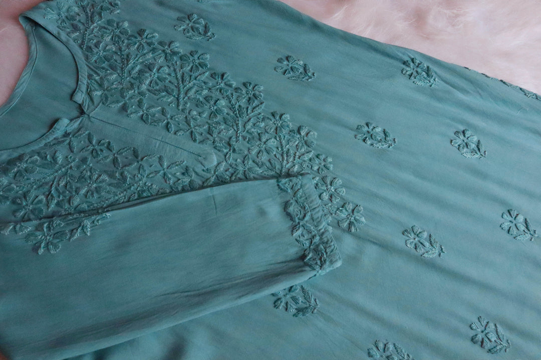 Azel Sage Green 2 piece Rayon set