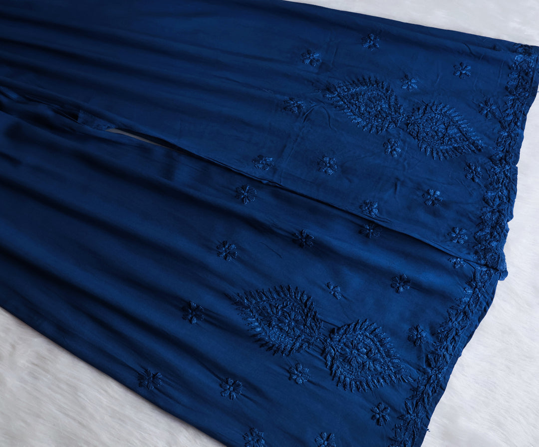 Zobia Royal Blue 2 piece Rayon set