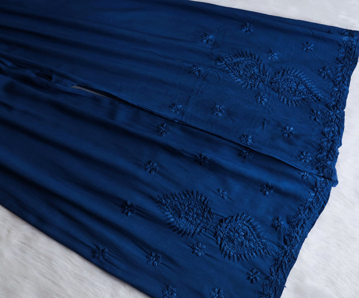 Zobia Royal Blue 2 piece Rayon set