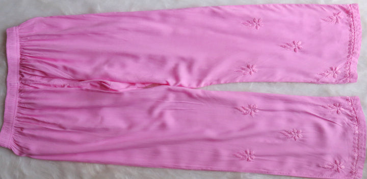Haania Baby Pink Noodle Strap 3 Piece Kurta set