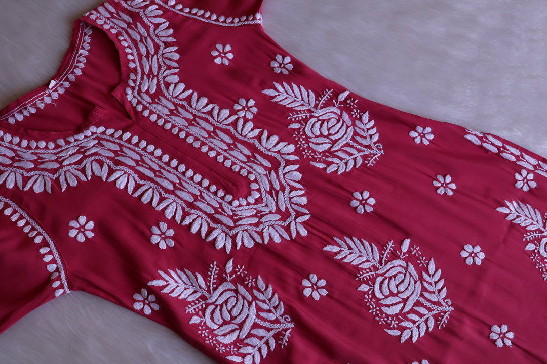 Anaisha Mauve Pink Silk Crepe Kurta set