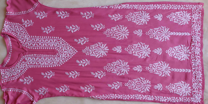 Amaara Mauve Pink Rayon Kurta Pant set