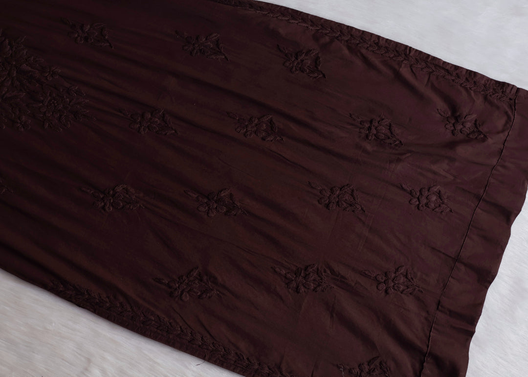 Aayat Chocolate Brown Cotton Kurta