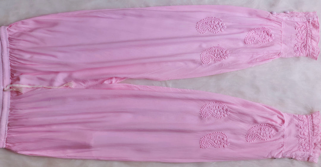 Zamda Afghani Baby Pink Pure Modal Set