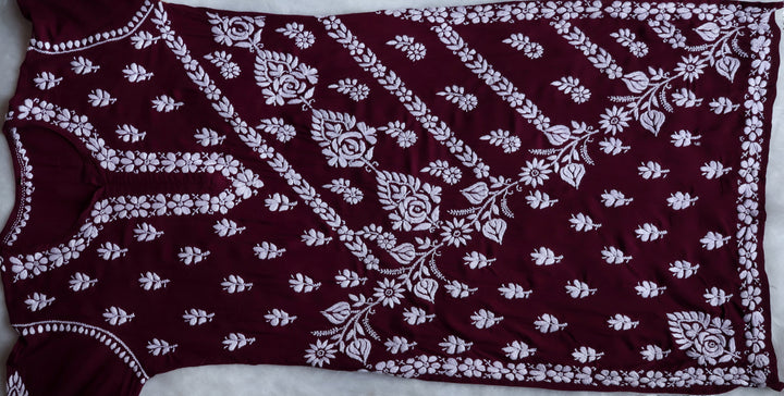 Mahnoor Deep Plum Pure Modal set