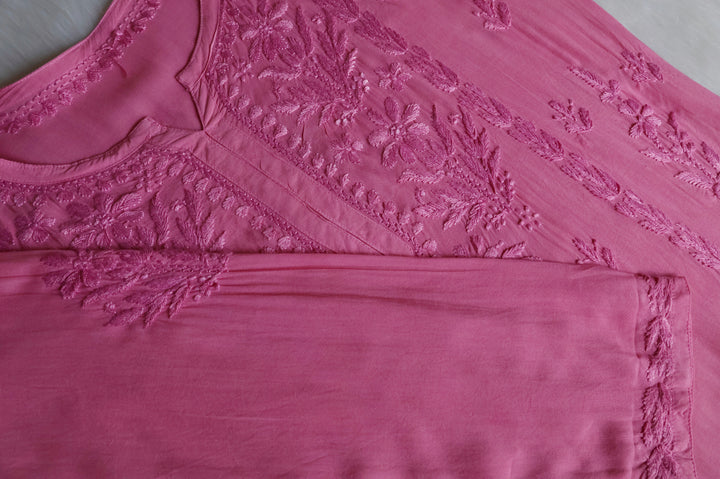 Mehreen Pink Modal short top