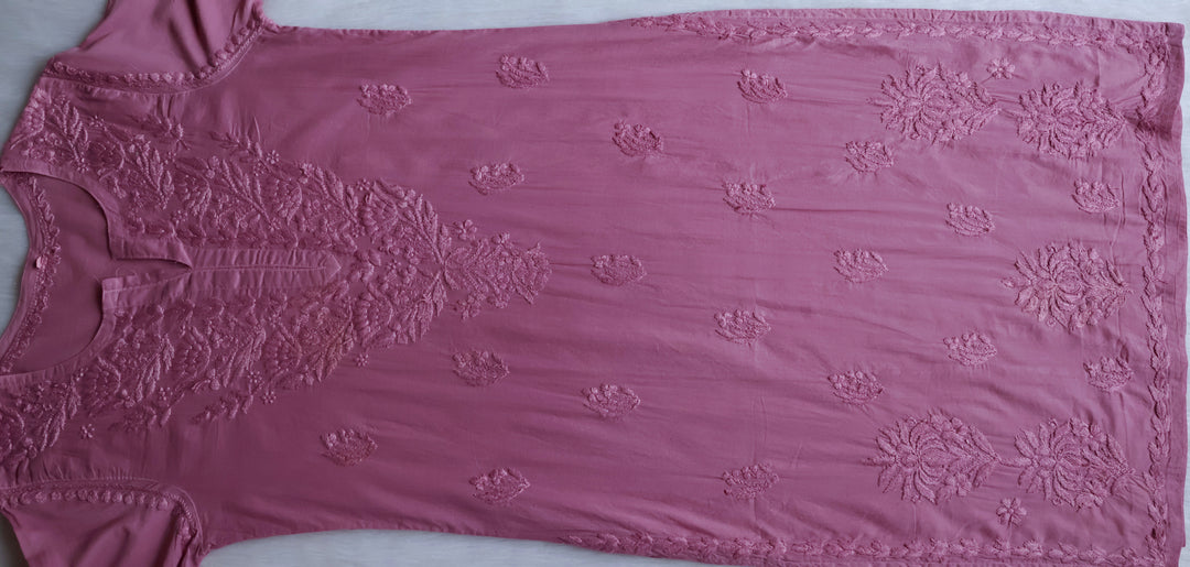 Mariam Dusty Purple Pure Cotton Kurta