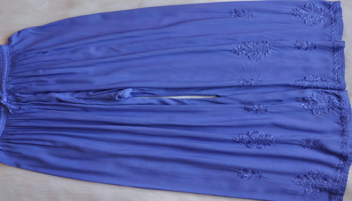 Azel Ice Blue 2 piece Rayon set