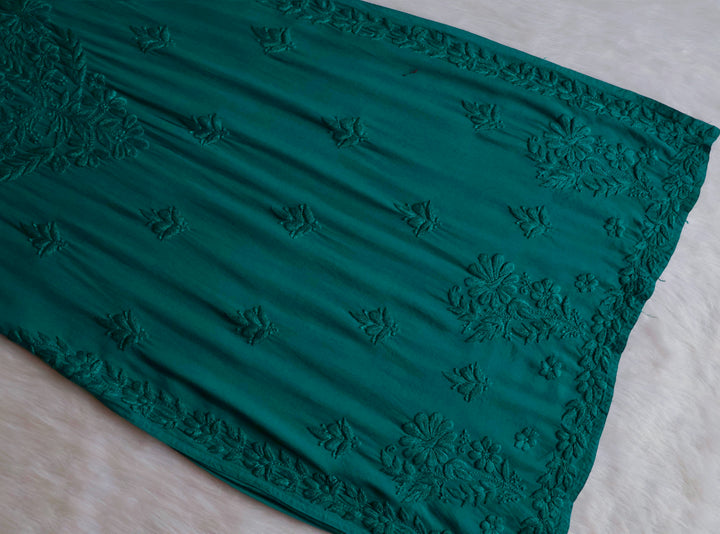 Enaara Sea Green Potli Button Rayon set