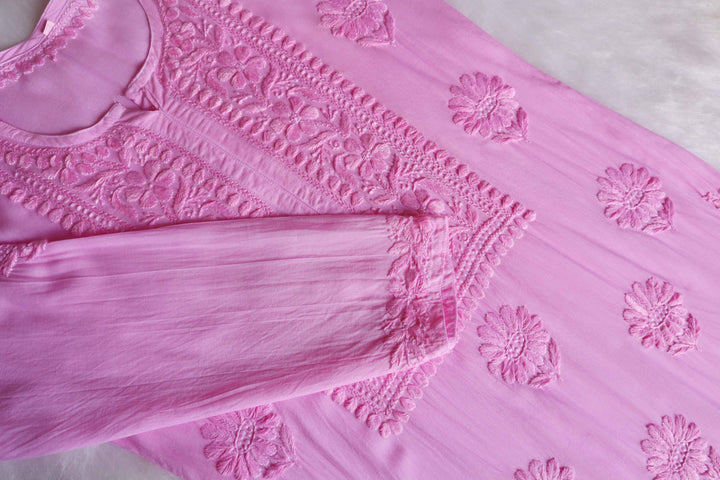 Duaa Baby Pink Modal Kurta Pant set