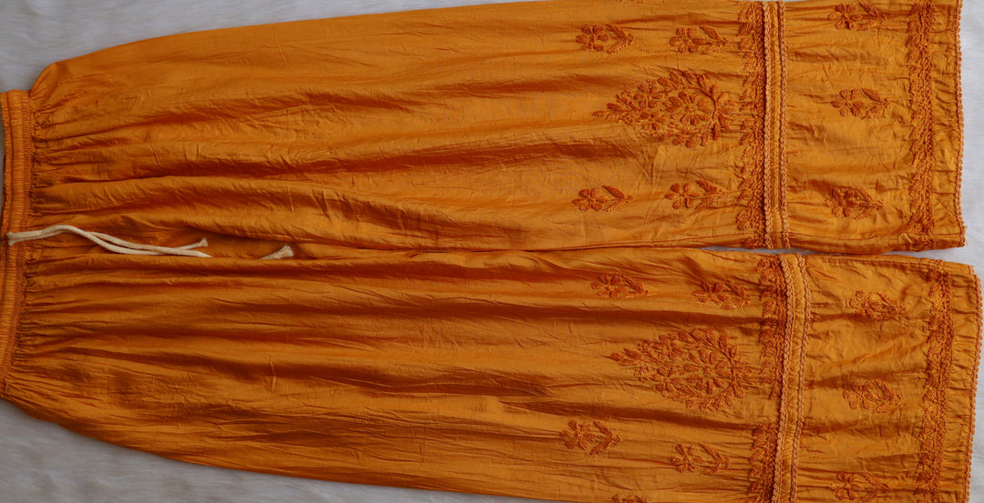Ruhaab Mustard Pure Chanderi set