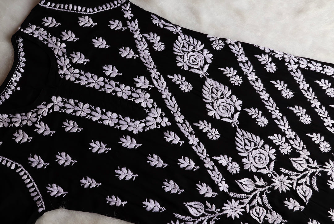 Mahnoor Black Pure Modal set