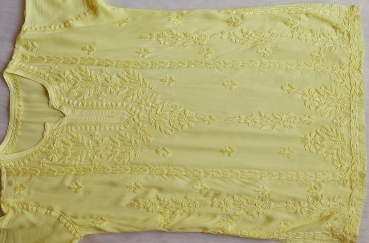 Mehreen Lemon Yellow Modal short top