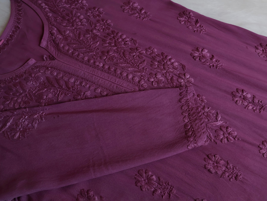 Azel Dusty Purple 2 piece Rayon set