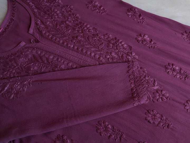 Azel Dusty Purple 2 piece Rayon set