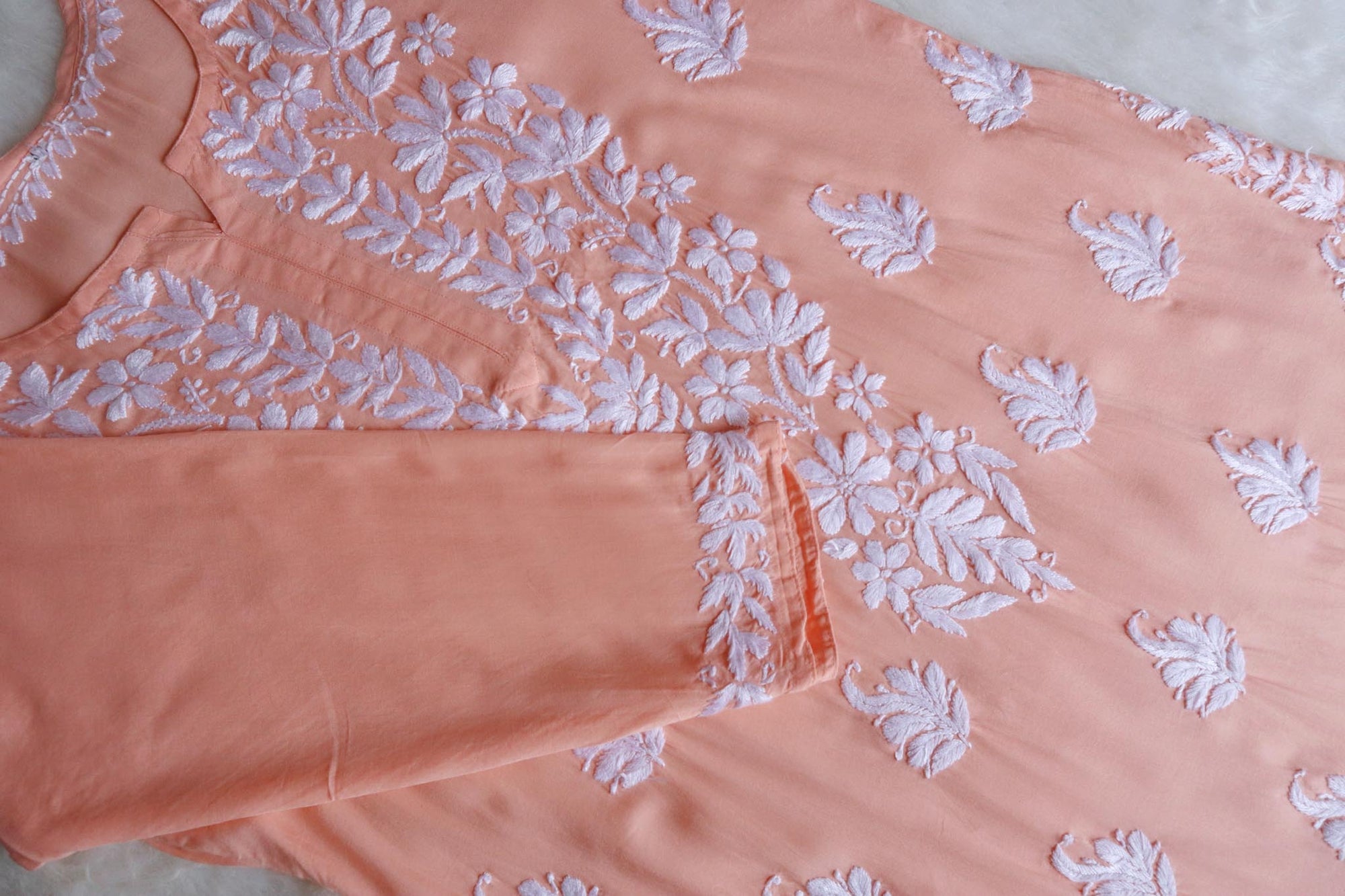 Layla Pastel Peach Pure Modal set