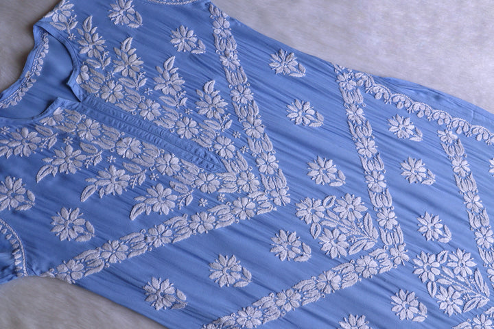 Zahrah Ice Blue Pure Modal set
