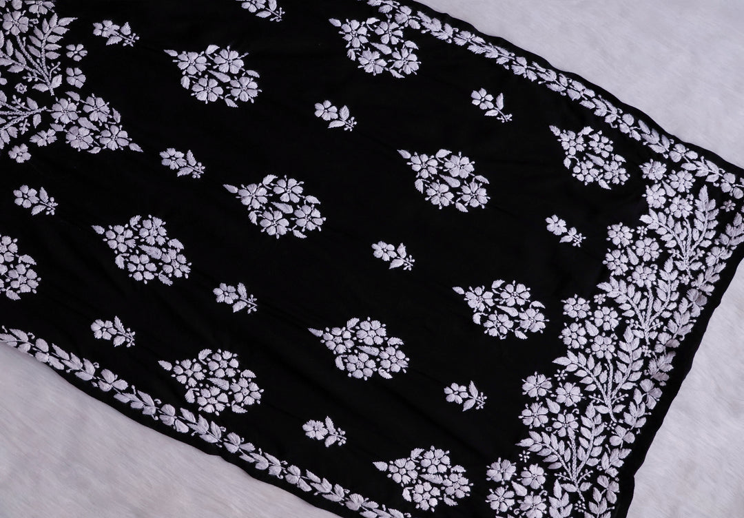 Hayaa Black Pure Modal Kurta