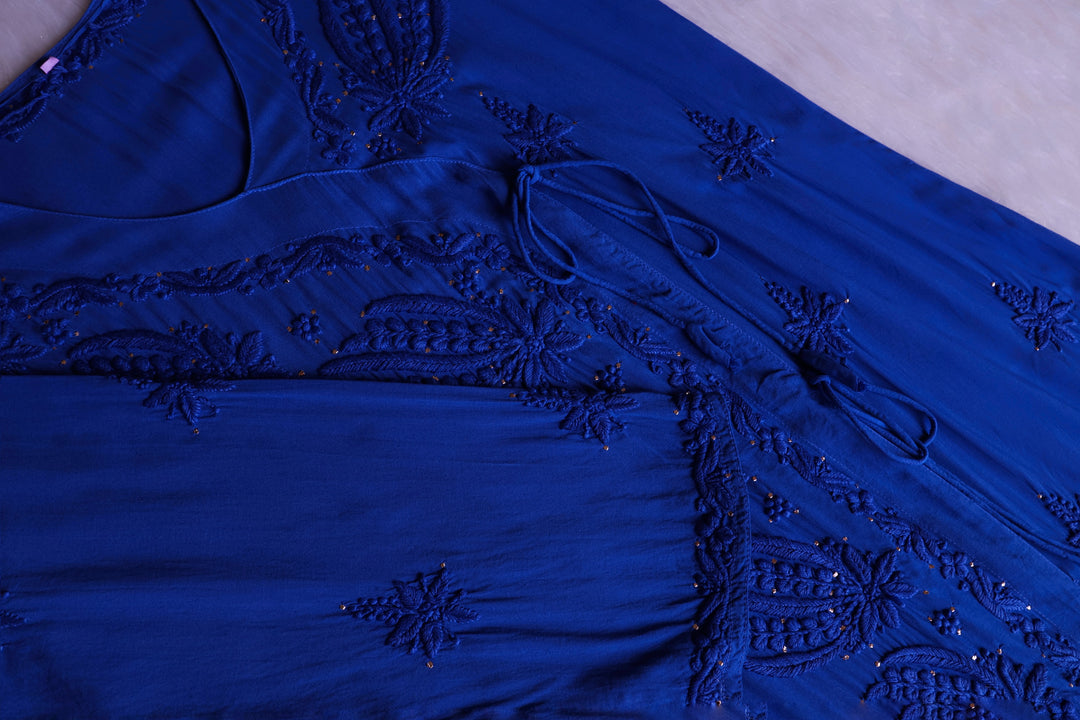 Hayaa Royal Blue Pure Modal 3 Piece Set