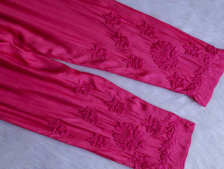Hoor Pink 10D Pure Muslin Kurta Set