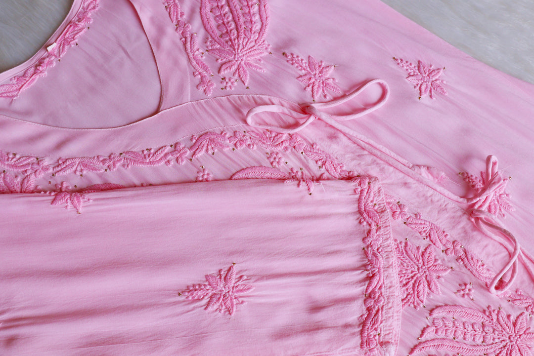 Hayaa Baby Pink Pure Modal 3 Piece Set