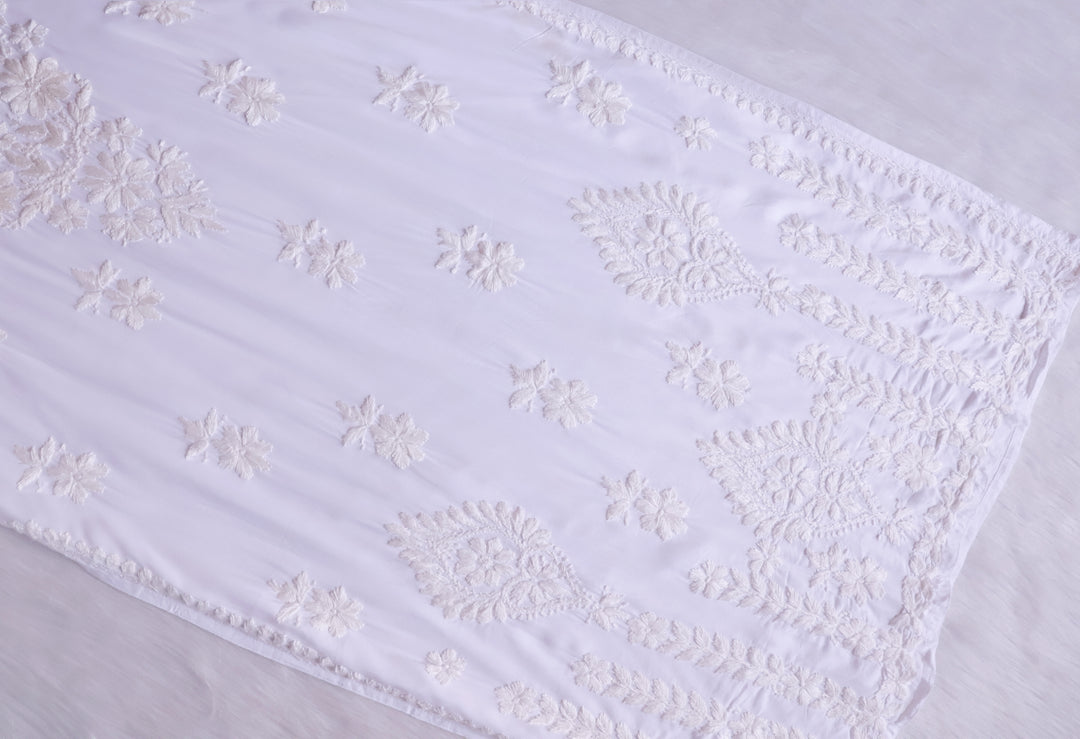 Hayaa White Pure Modal Kurta