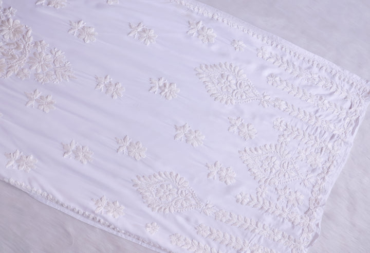 Hayaa White Pure Modal Kurta