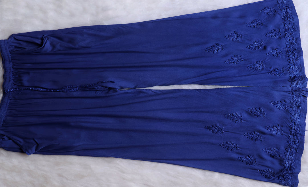 Nazakat Royal Blue 2 piece Rayon setr
