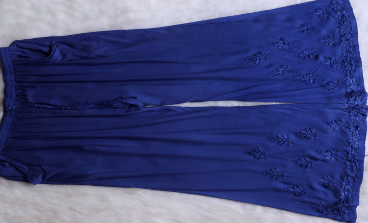 Nazakat Royal Blue 2 piece Rayon setr