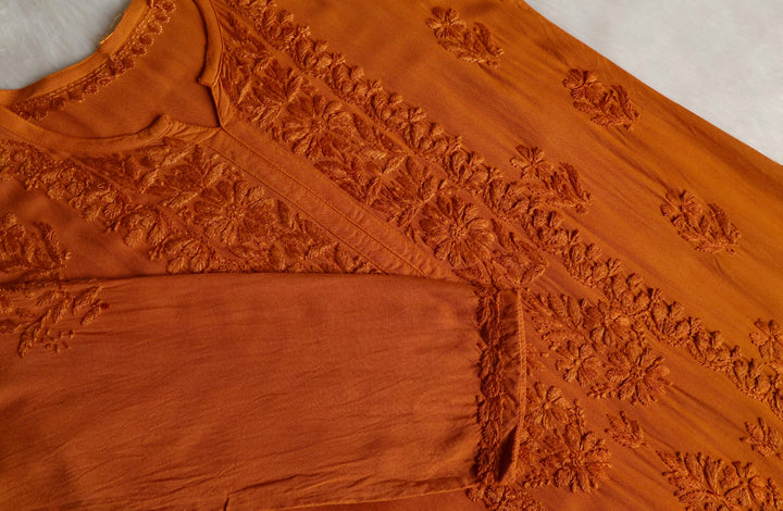 Amirah Golden Brown 2 piece Rayon set