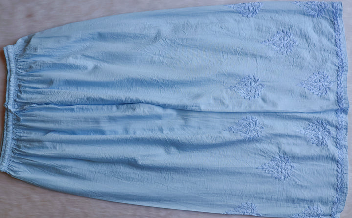 Alfiya Powder Blue Pure Chanderi set
