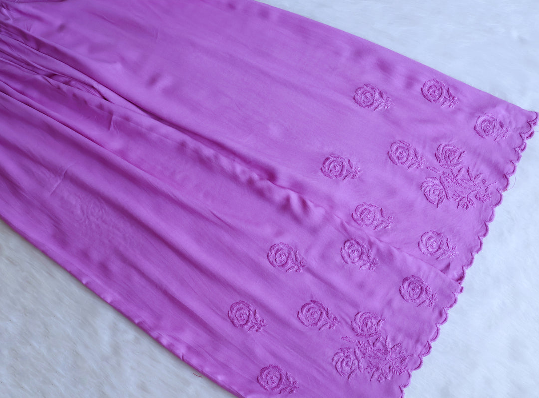 Gul Lavender Scalloped Rayon set