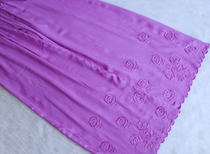 Gul Lavender Scalloped Rayon set