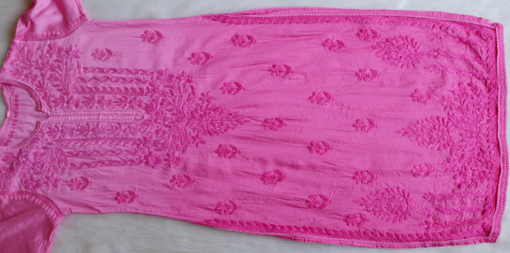 Ruhaab Baby Pink Pure Chanderi set