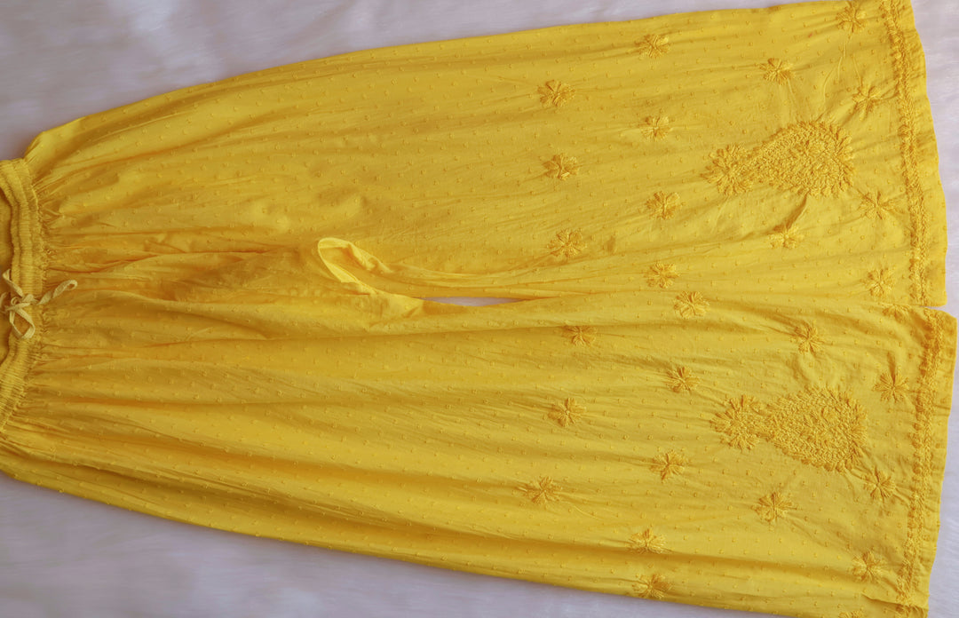 Nazakat Yellow Cotton Kurta set