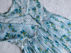 Ishra Blue Floral Mulmul Angarakha Frock