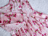 Ishra Baby Pink Floral Mulmul Angarakha Frock