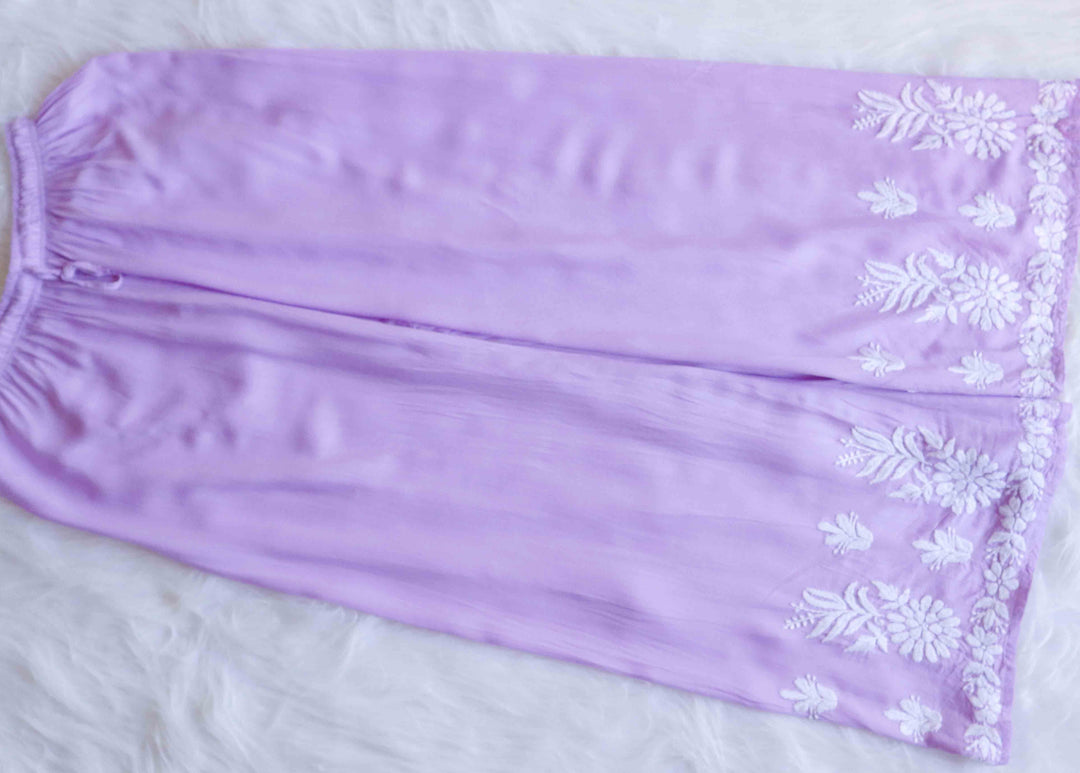 Haya Lavender Rayon Kurta Pant set