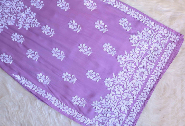 Zahrah Lavender Long Modal Kurta