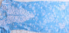 Farhaa Ice Blue Floral Long MulMul kurta